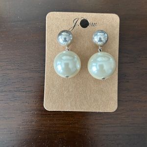JCREW pearl earrings